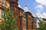 Dupont Circle row houses in Washington DC